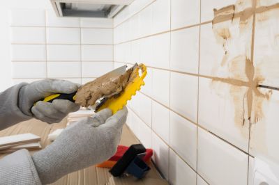 Wall Grout Repair